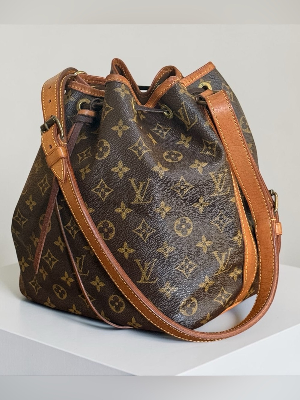 Authenticated Louis Vuitton Vintage Petite Noe Monogram Bucket Bag! EUC! COA! - Picture 2 of 16